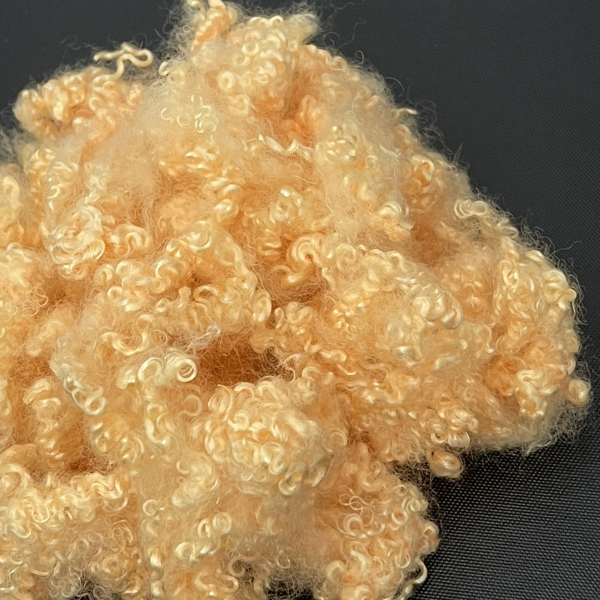 Orange Color Polyester Staple Fiber Knitted doll fiber stuffing Fibre Manufacturer