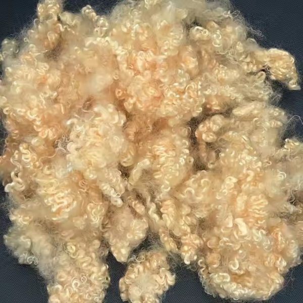 Orange Color Polyester Staple Fiber Knitted doll fiber stuffing Fibre Manufacturer - 图片 3